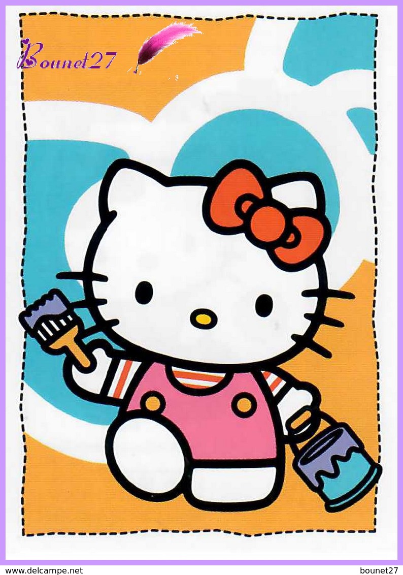 Vignette Autocollante PANINI De 2011 " HELLO KITTY Image N° 84 Normale " Pour L'album B-COOL - Sonstige & Ohne Zuordnung