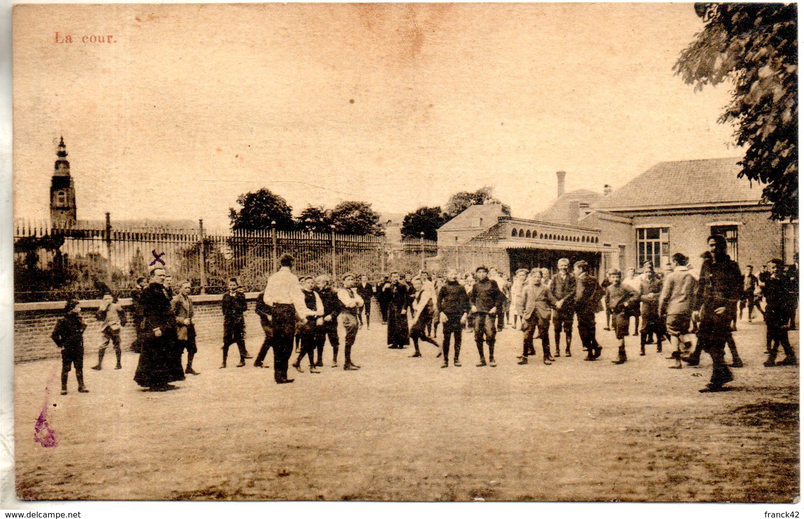 Belgique. Collège épiscopal De Leuze. La Cour - Leuze-en-Hainaut