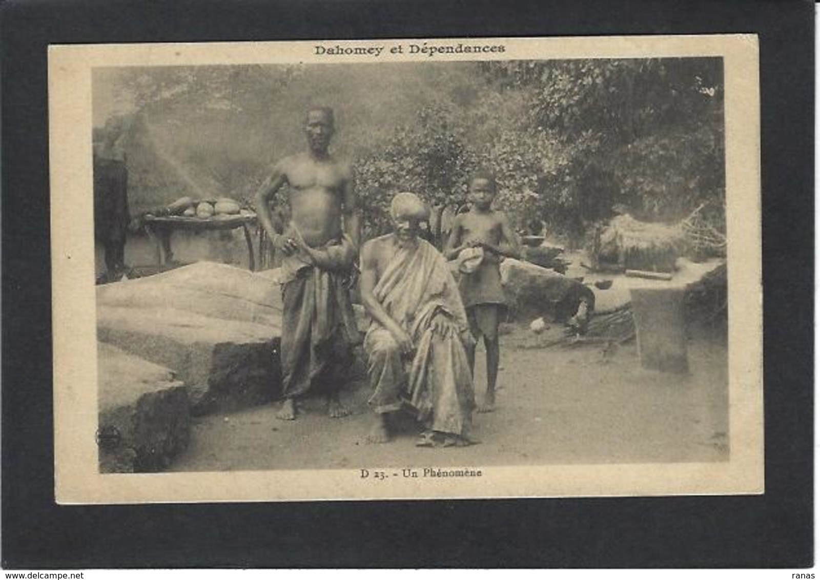 CPA DAHOMEY Afrique Noire Un Phénomène Non Circulé - Dahomey