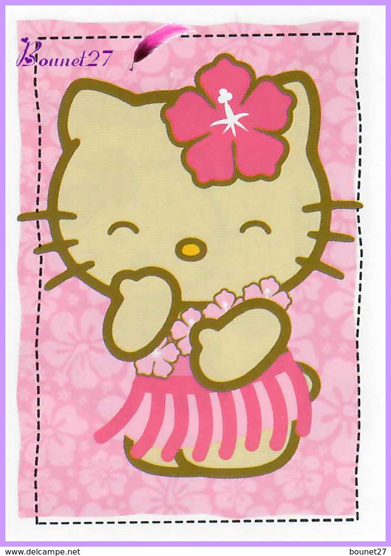 Vignette Autocollante PANINI De 2011 " HELLO KITTY Image N° 104 Normale " Pour L'album B-COOL - Otros & Sin Clasificación