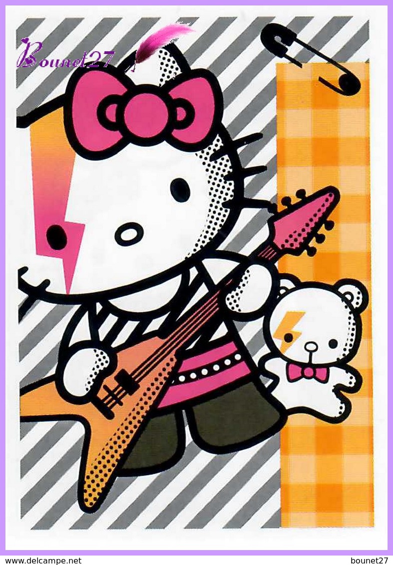 Vignette Autocollante PANINI De 2011 " HELLO KITTY Image N° 113 Normale " Pour L'album B-COOL - Sonstige & Ohne Zuordnung