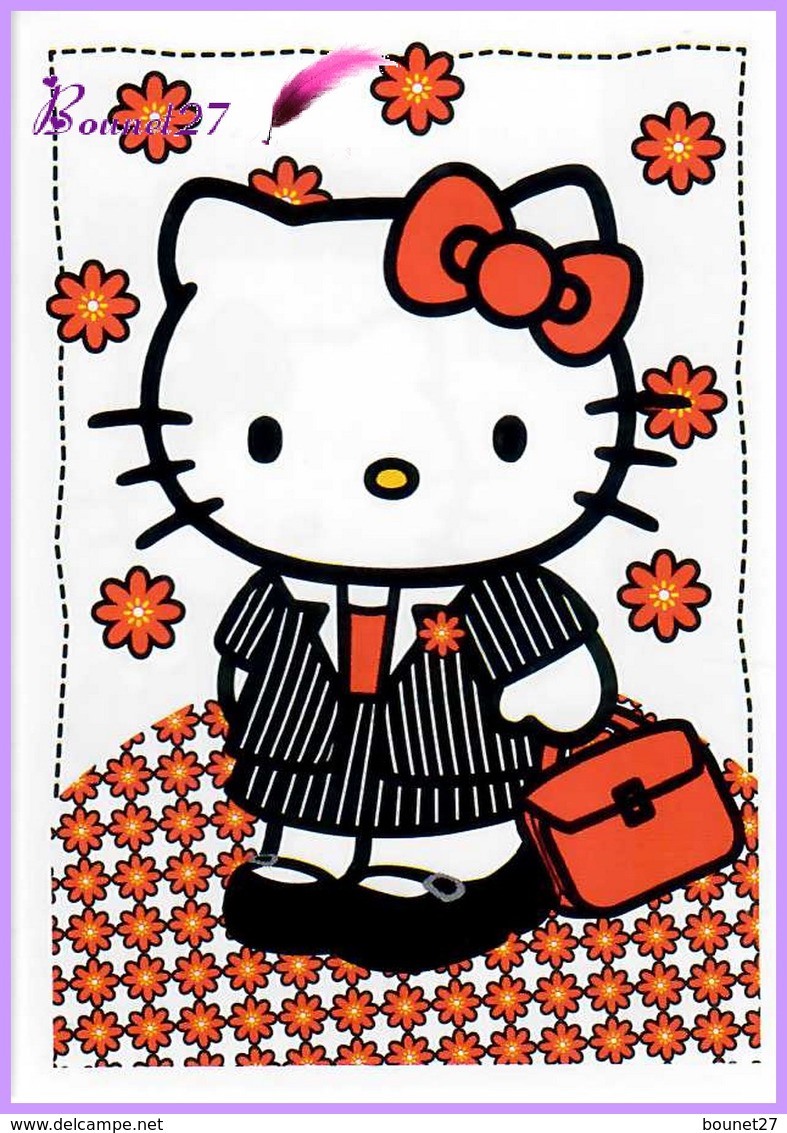 Vignette Autocollante PANINI De 2011 " HELLO KITTY Image N° 121 Normale " Pour L'album B-COOL - Other & Unclassified