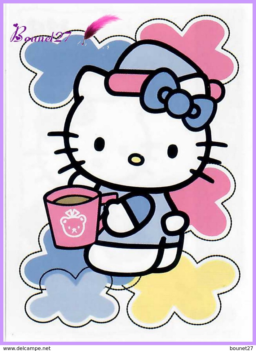 Vignette Autocollante PANINI De 2011 " HELLO KITTY Image N° 129 Normale " Pour L'album B-COOL - Other & Unclassified