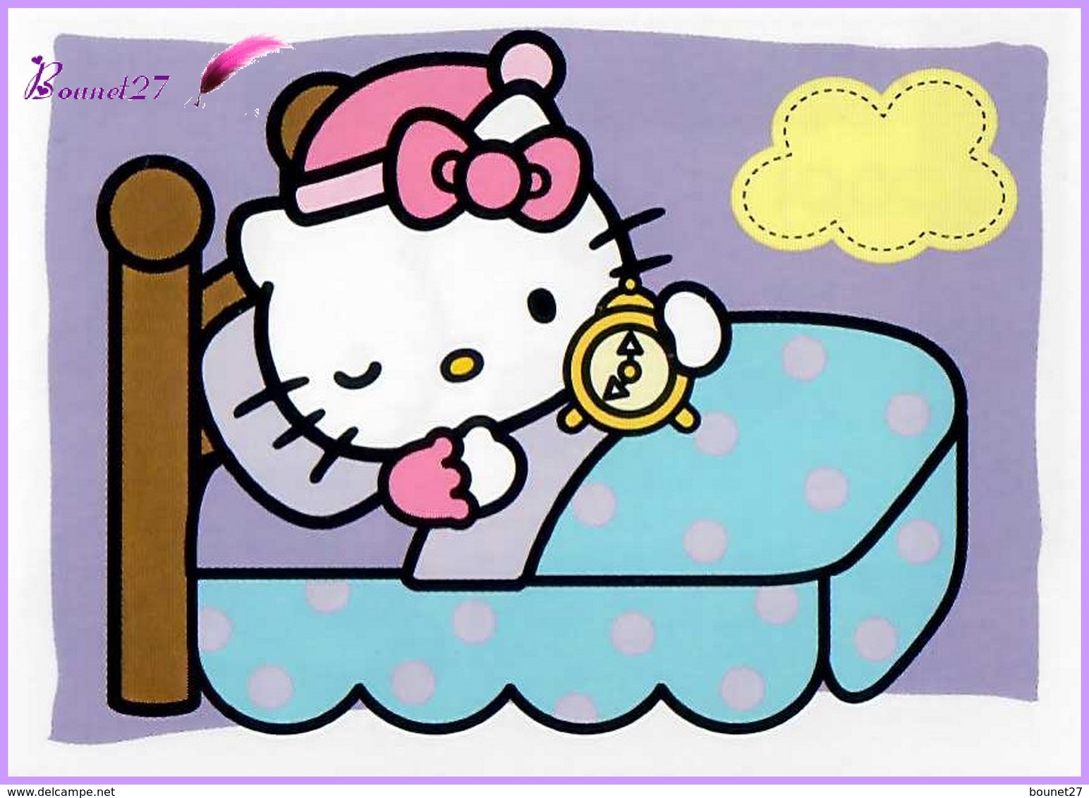 Vignette Autocollante PANINI De 2011 " HELLO KITTY Image N° 132 Normale " Pour L'album B-COOL - Other & Unclassified