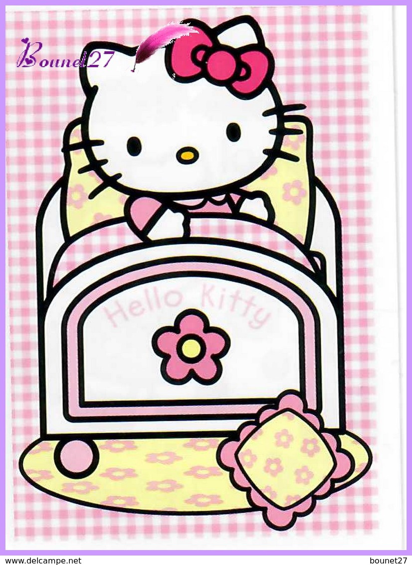 Vignette Autocollante PANINI De 2011 " HELLO KITTY Image N° 135 Normale " Pour L'album B-COOL - Autres & Non Classés