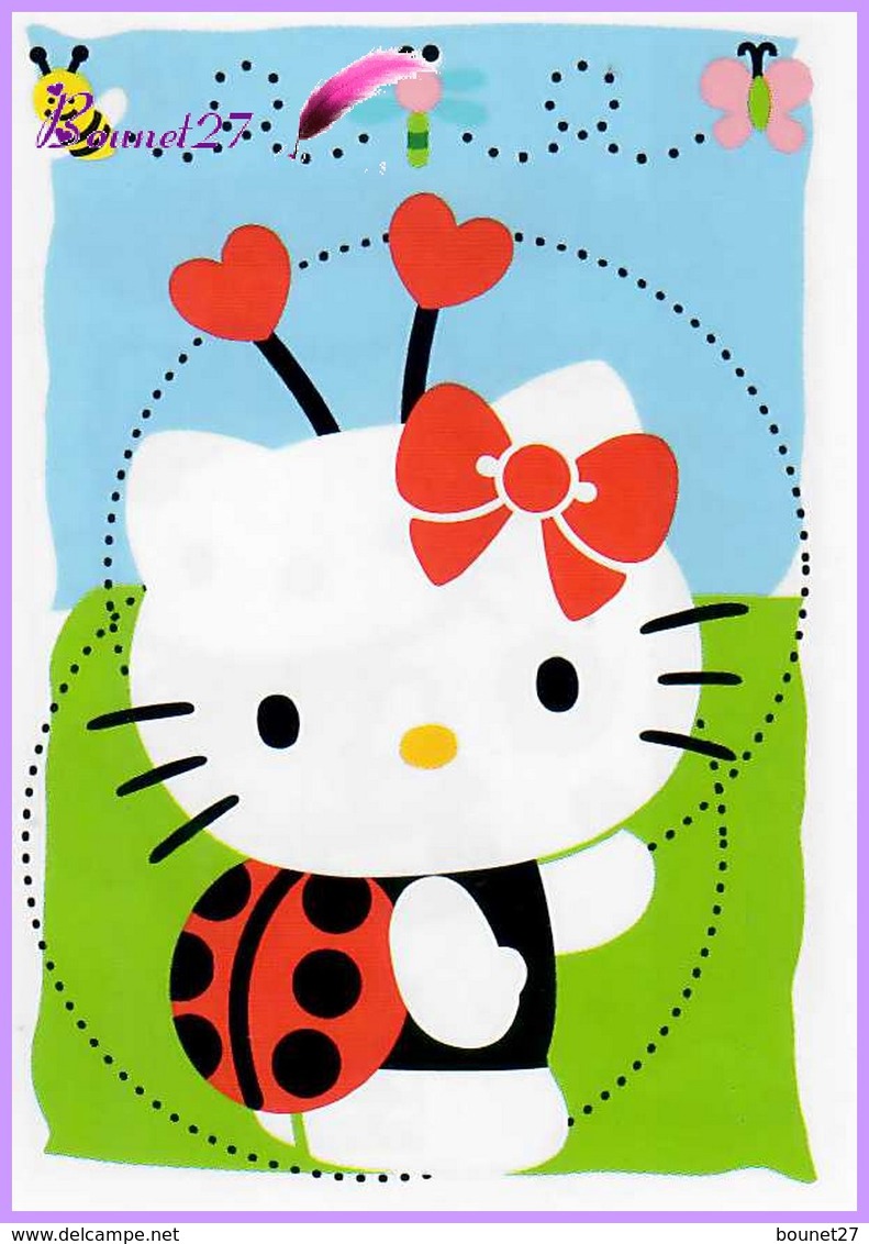 Vignette Autocollante PANINI De 2011 " HELLO KITTY Image N° 164 Normale " Pour L'album B-COOL - Autres & Non Classés