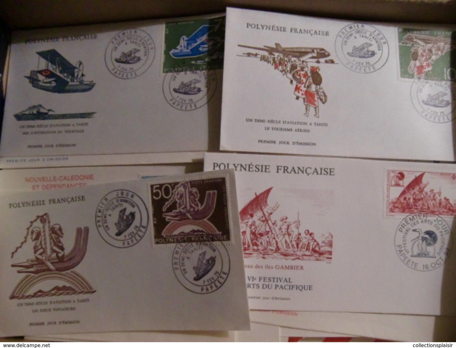 LIQUIDATION DANS CARTON FDC FRANCE ET MONDE CPA VIEUX PAPIERS A VOIR A DECOUVRIR