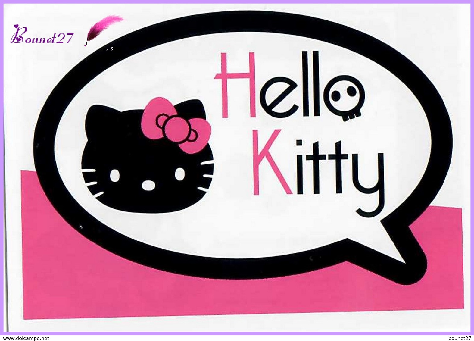 Vignette Autocollante PANINI De 2011 " HELLO KITTY Image N° 175 Normale " Pour L'album B-COOL - Autres & Non Classés