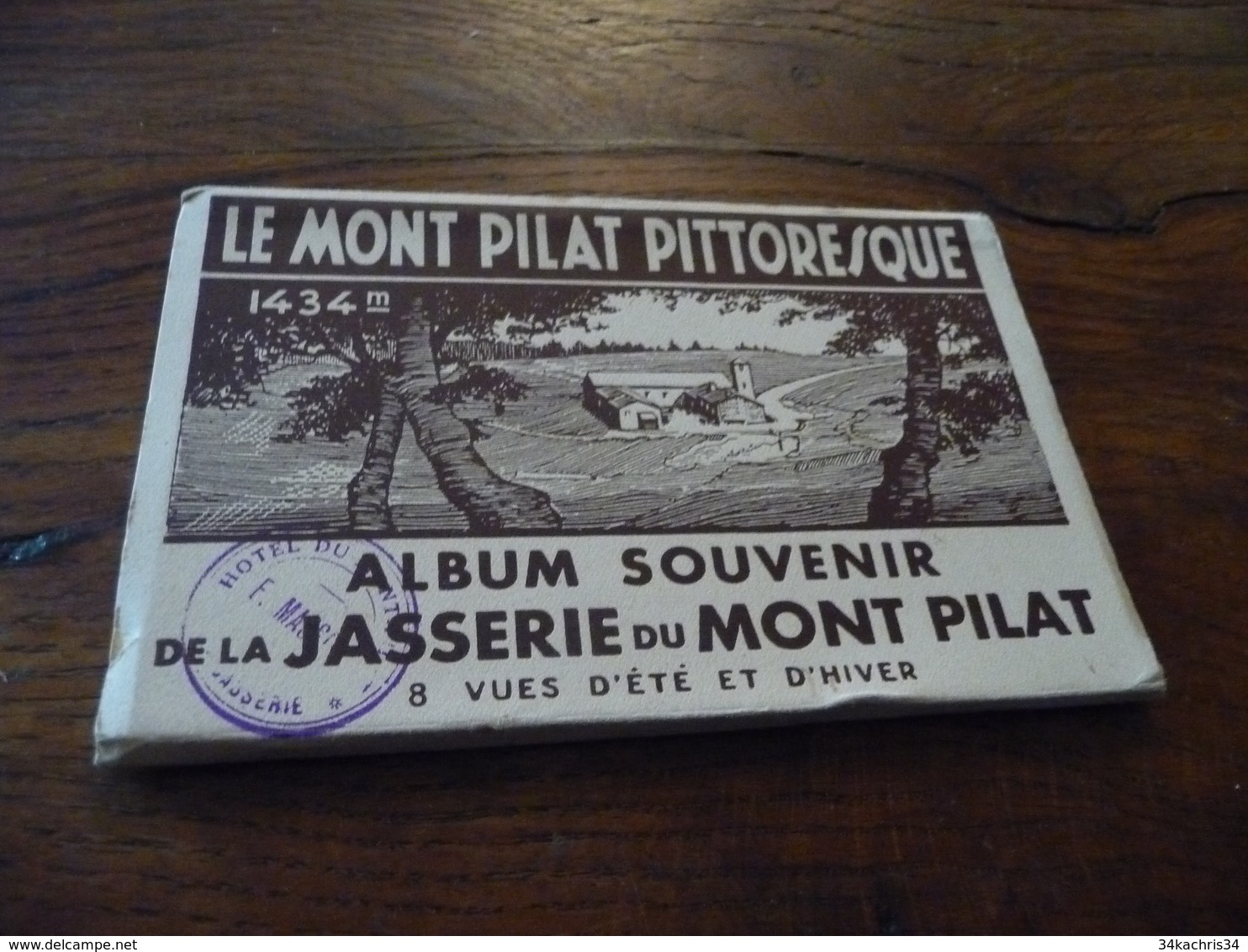 Carnet CPA 42 Loire Le Mont Pilat Ferme Hôtel De La Jassière Par La Valla En Gier - Mont Pilat