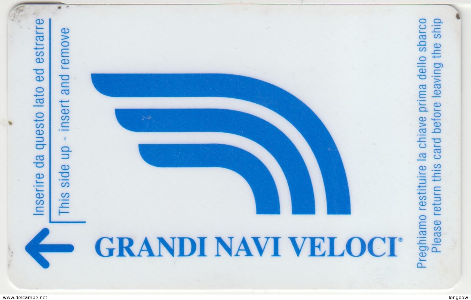 Grandi Navi Veloci Key Card - Altri & Non Classificati