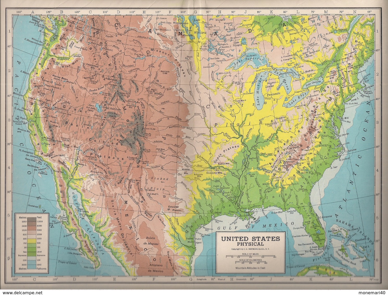 SEEING  U.S.A. - THROUGH MAPS (1949) - Cartes Routières