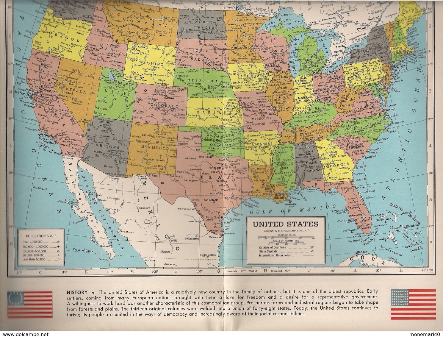 SEEING  U.S.A. - THROUGH MAPS (1949) - Cartes Routières