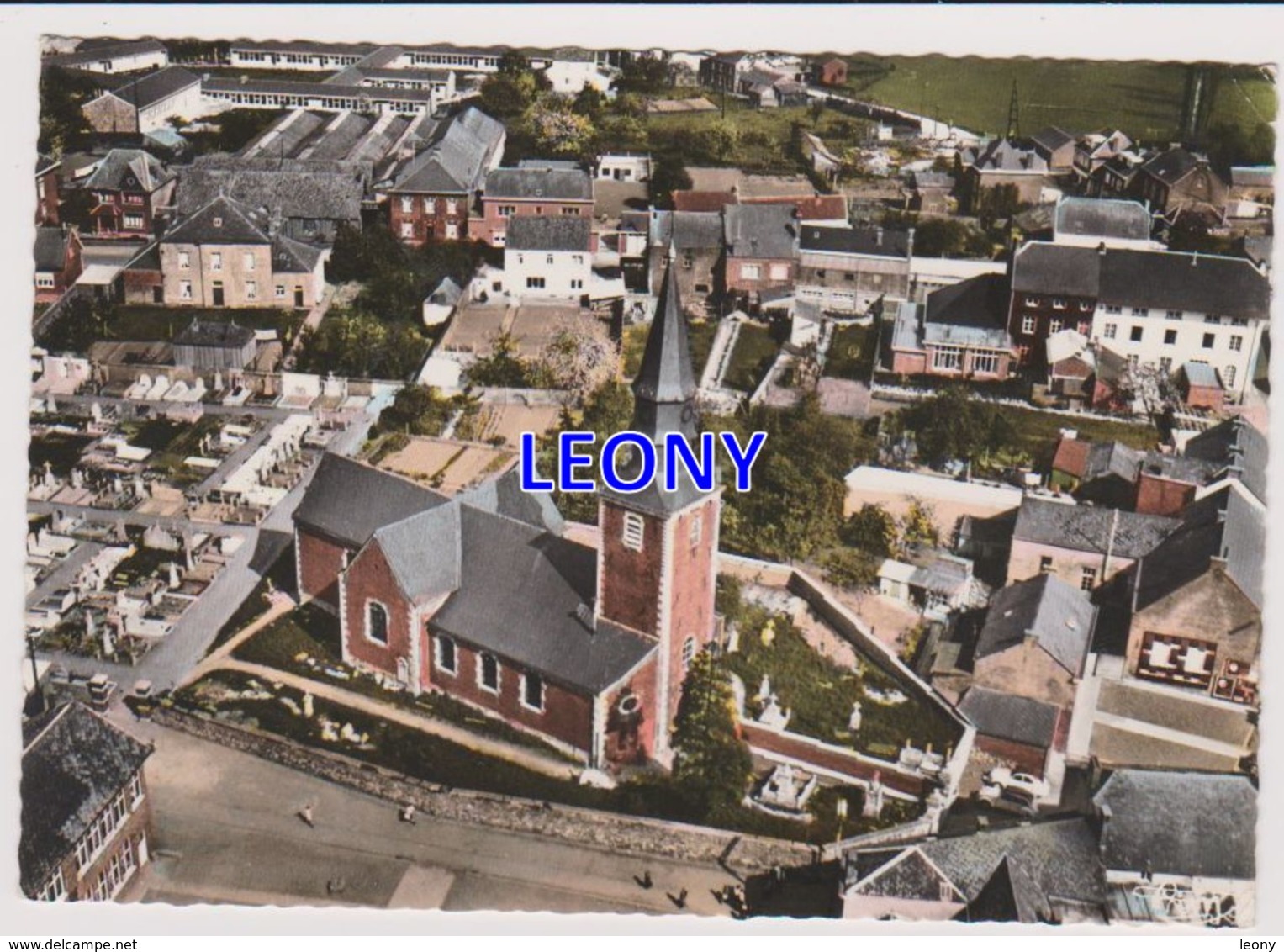 CPSM 10X15 De BELGIQUE - EGHEZEE - VUE AERIENNE - L'EGLISE N° CC 38/108A - Eghezée