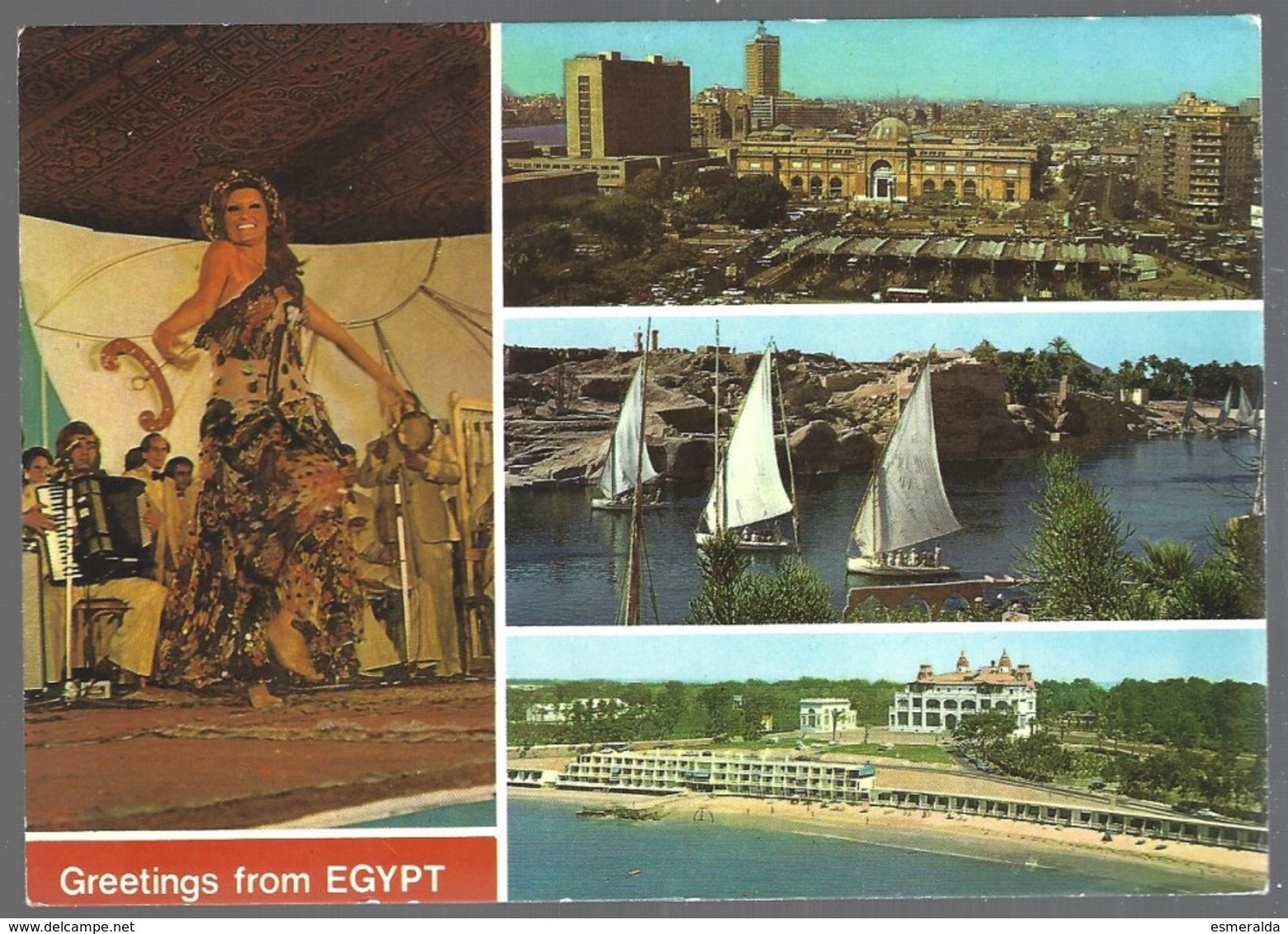 CP Greetings From Egypt, Multiviews - Autres & Non Classés