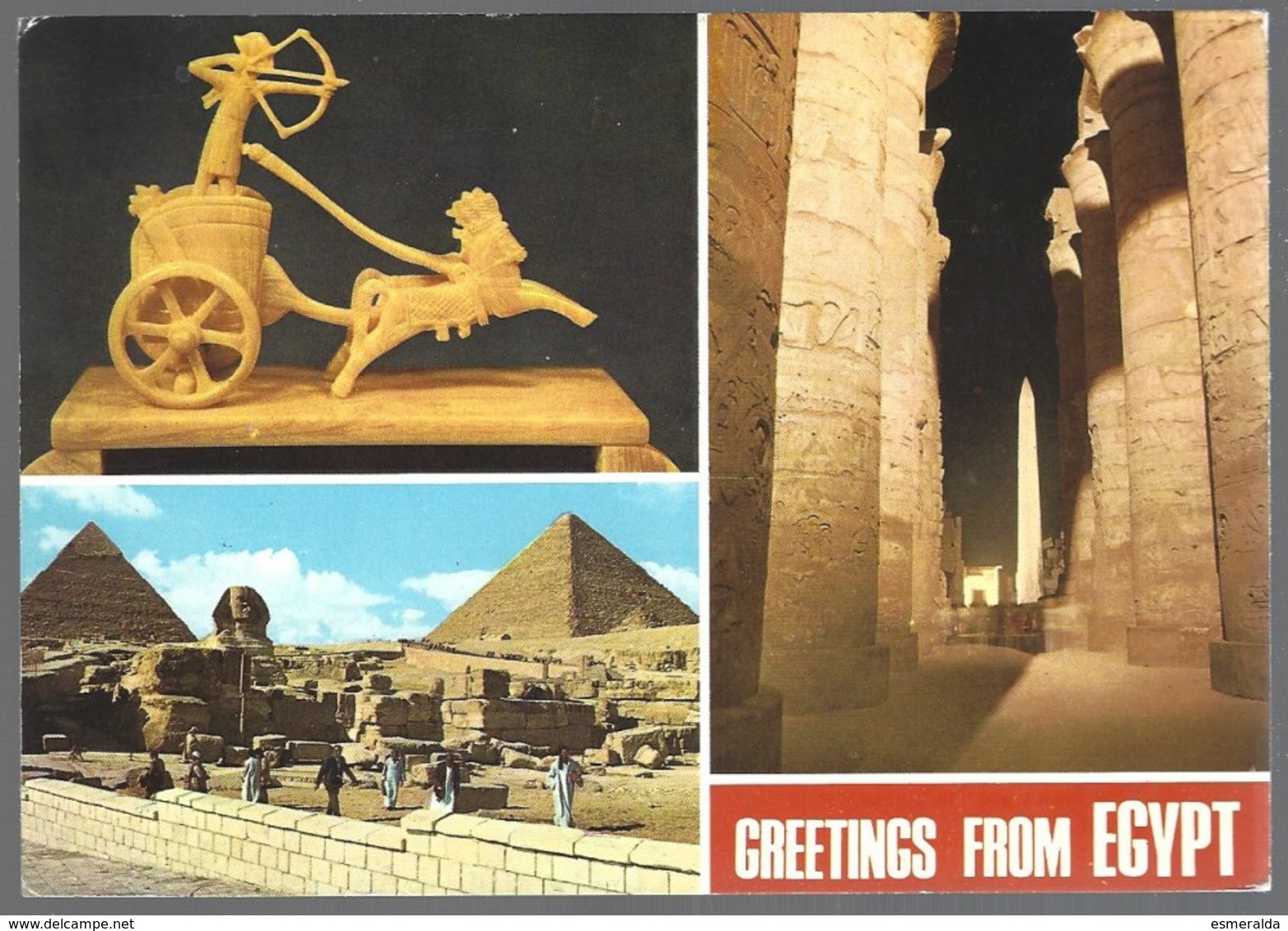 CP Greetings From Egypt, Multiviews - Autres & Non Classés