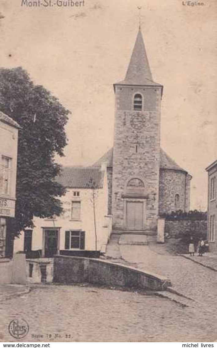 Mont-Saint-Guibert - L'Eglise - Circulé - Animée - BE - Mont-Saint-Guibert