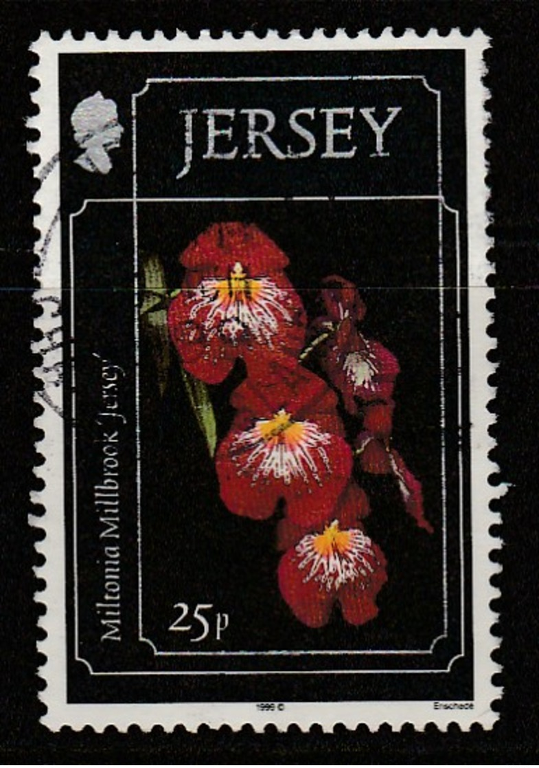 Jersey 1999 Orchids 25 P Multicoloured SW 872 O Used - Jersey