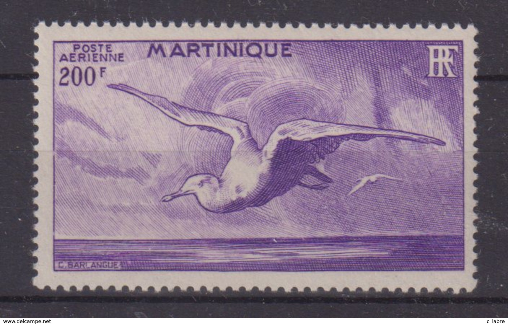 MARTINIQUE : PA  . N° 15 . ** . TB . 1947 . - Ungebraucht