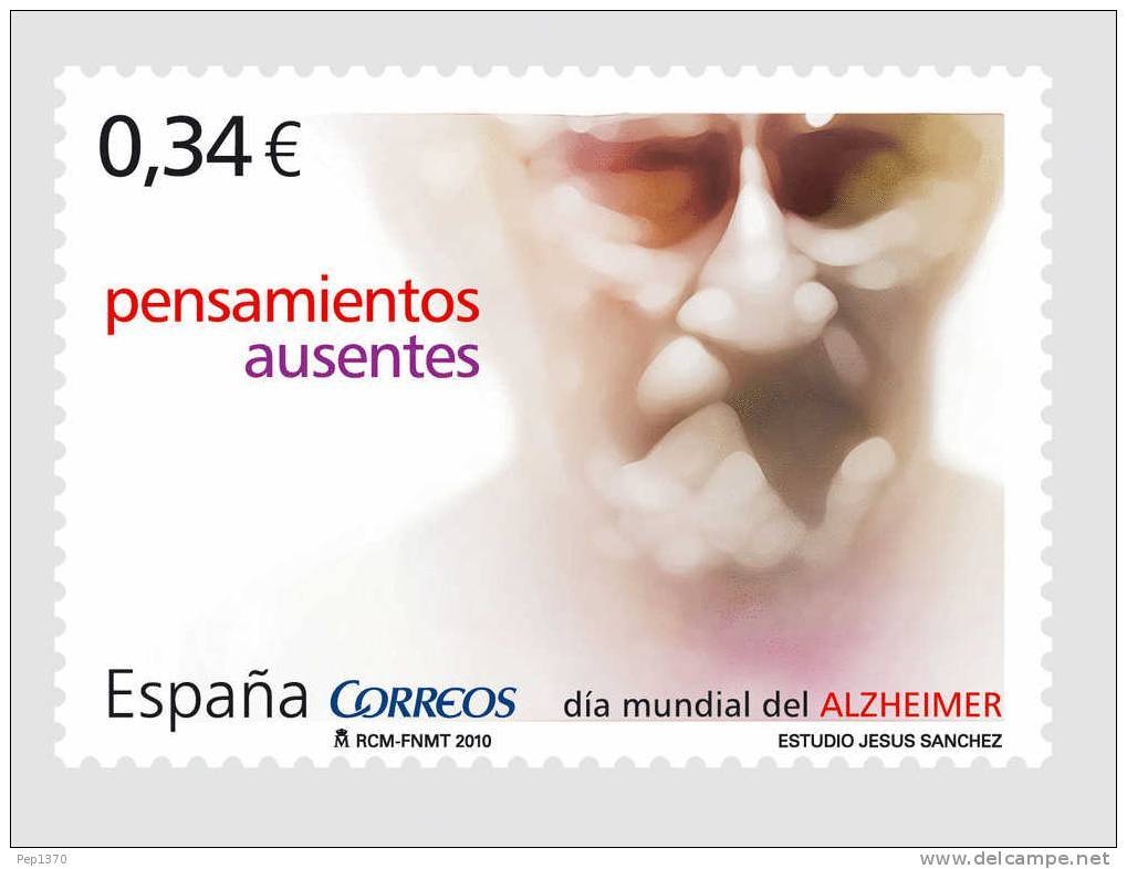 ESPAÑA 2010 - DIA MUNDIAL DEL ALZHEIMER - EDIFIL Nº 4587 - Enfermedades