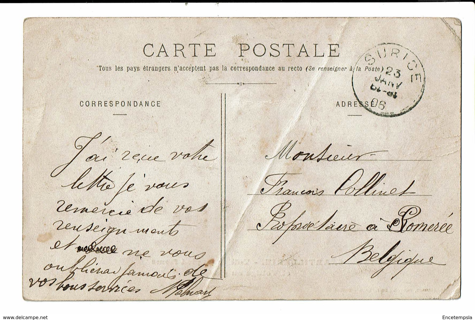 CPA - Cartes Postales -Belgique - Surice -Artillerie Voltige Au Galop 1906  S4624 - Philippeville