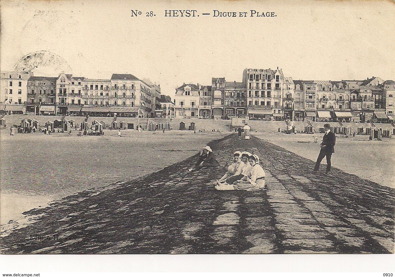 KNOKKE HEIST " DIGUE ET PLAGE " - Heist