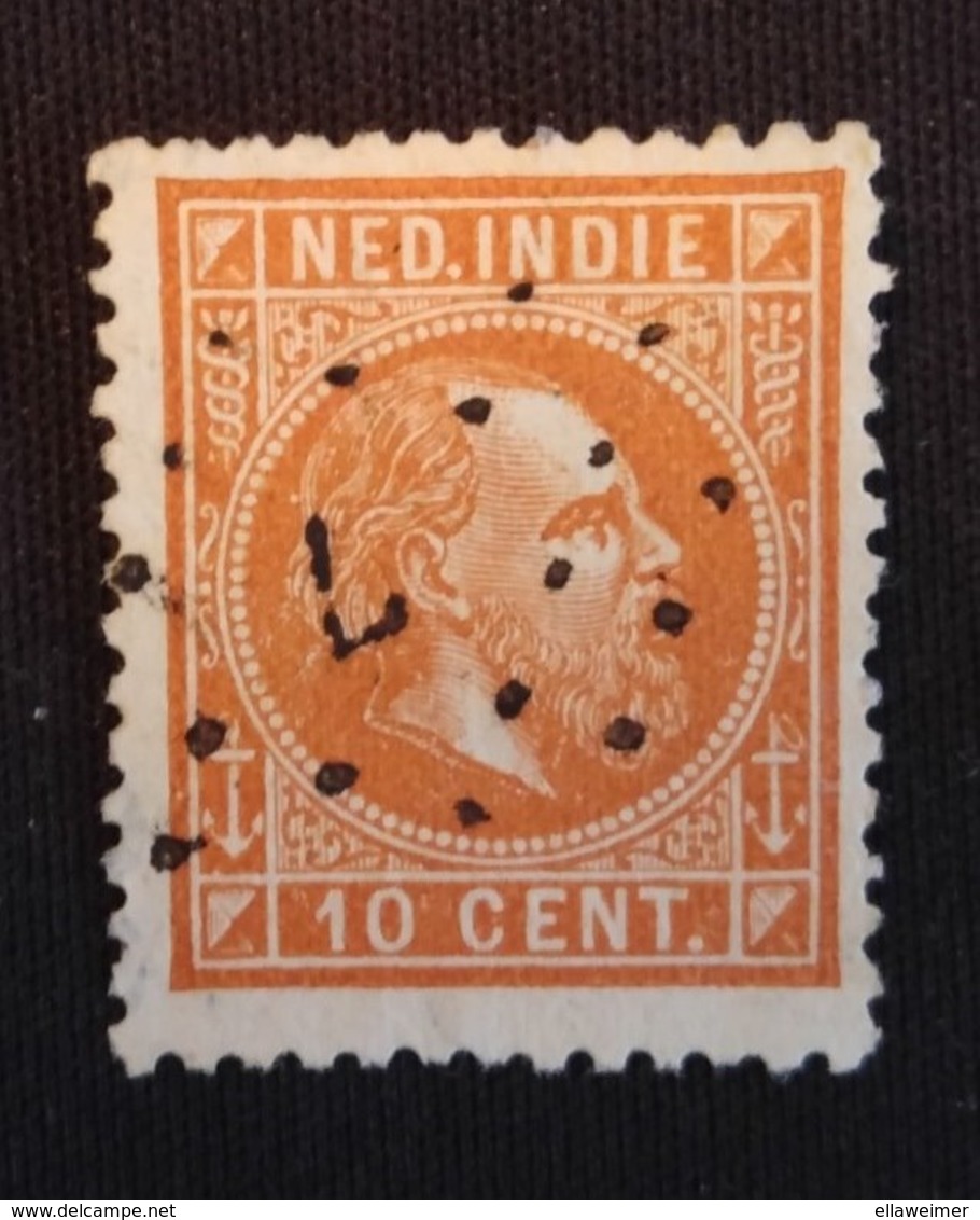 Ned. Indië - NvPH Nr. 9H Met Puntstempel 7 - Niederländisch-Indien