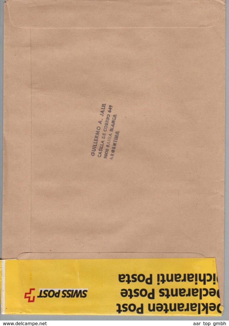 Argentinien 2008-04-17 Bahia Blanca R-Brief Nach Au ZH Mit Abholeinladung - Lettres & Documents