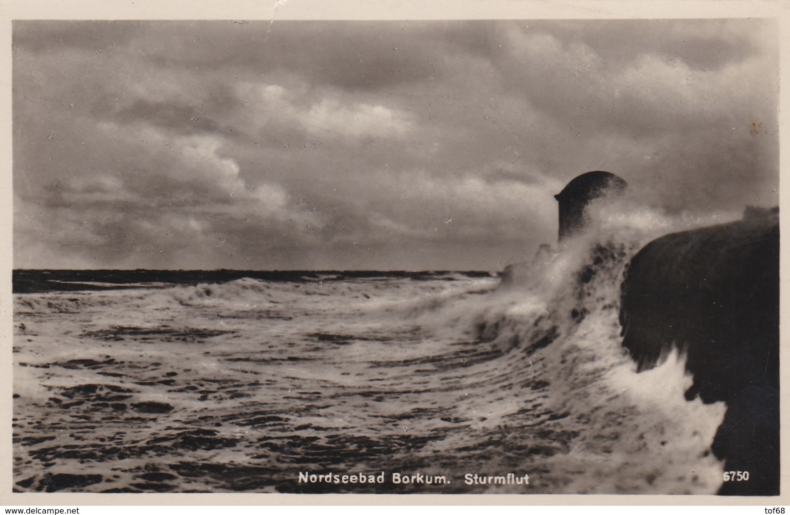 Nordseebad Borkum Sturmflut - Borkum