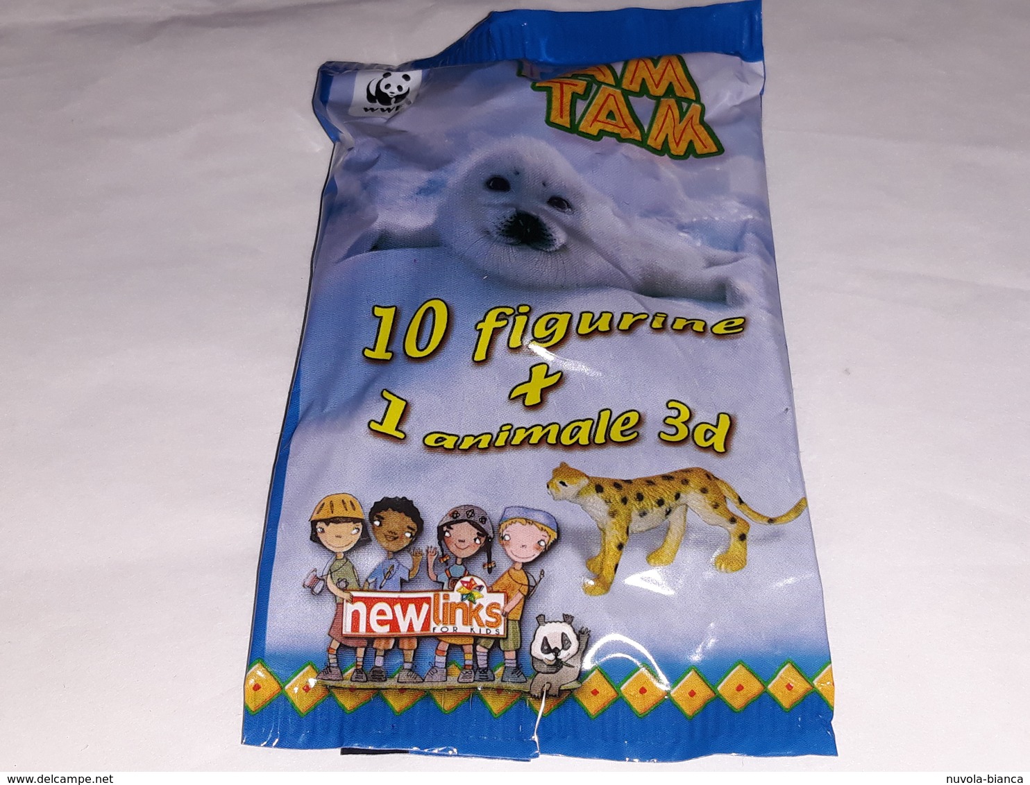 Tam Tam Wwf  Bustina Con Figurina E Animale 3d New Linka - Other & Unclassified