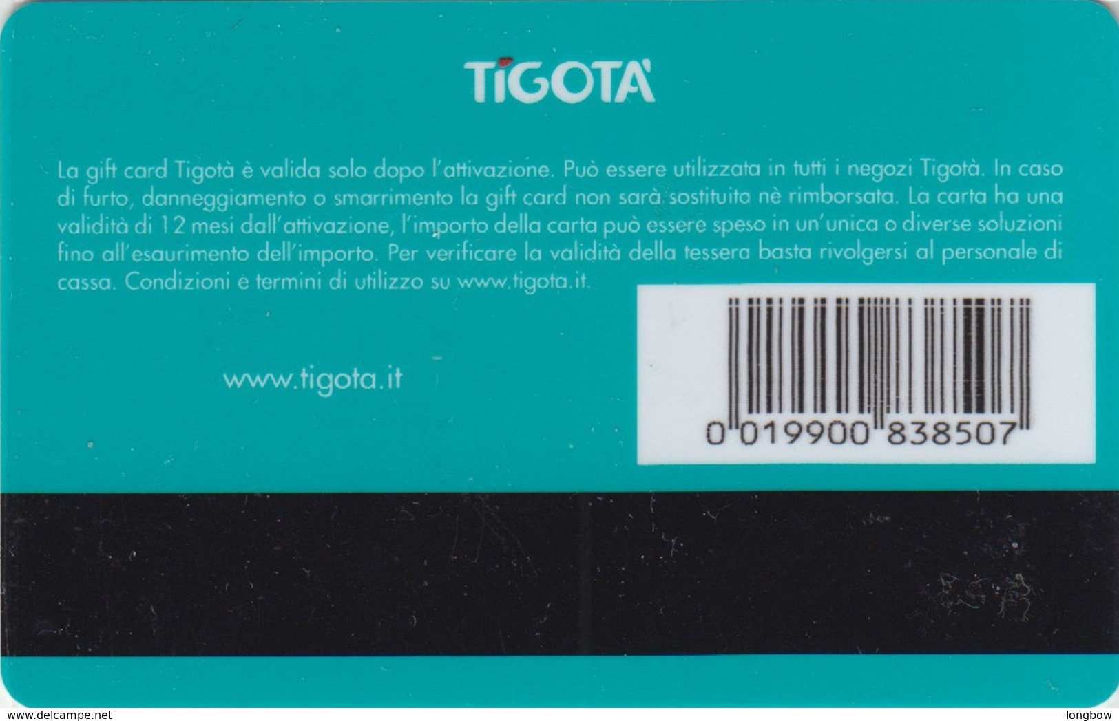 Gift Card Italy Tigotà Green Yellow - Gift Cards
