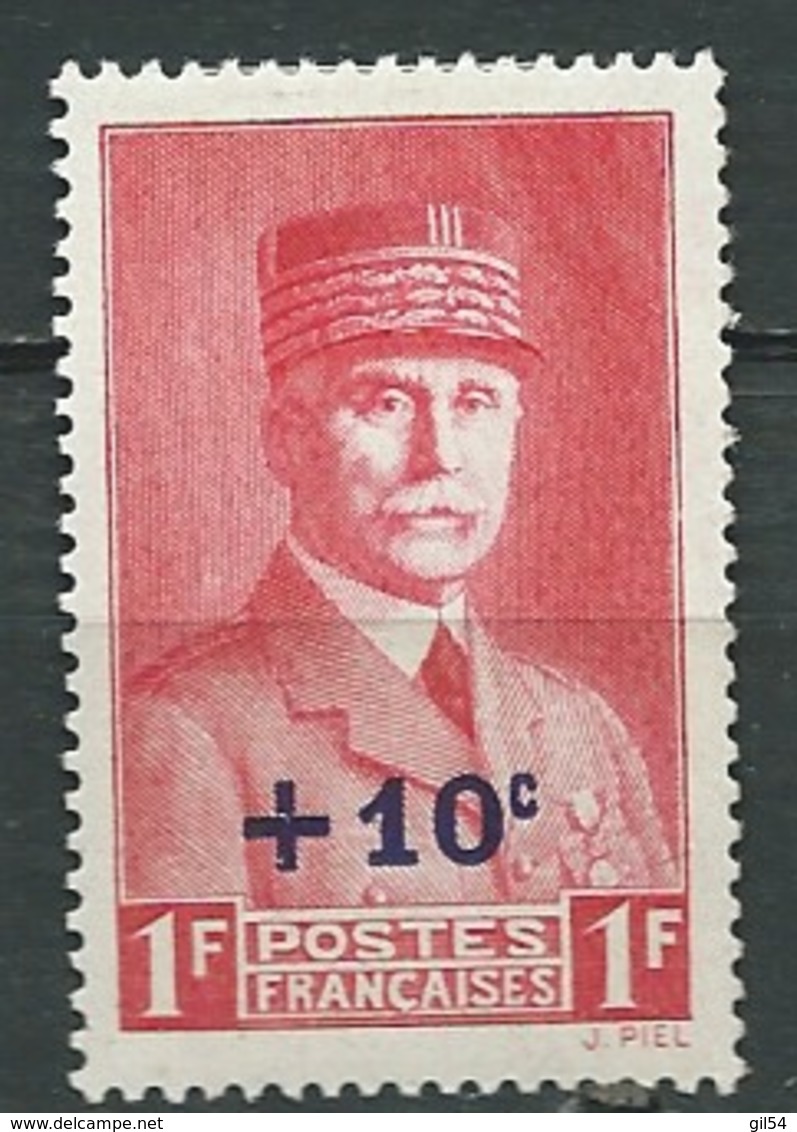 France - Yvert N° 494 *  - Abc 28622 - Unused Stamps