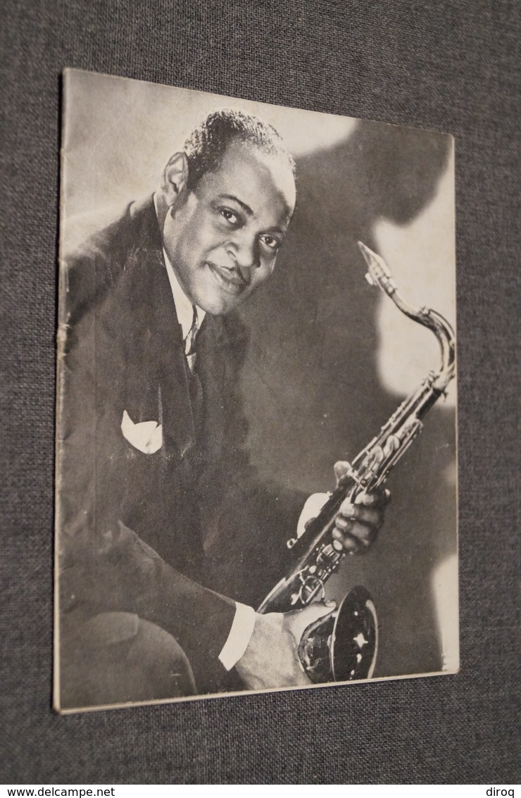 Jazz,Coleman Hawkins,propsectus,programe Originale 1949 - Photos