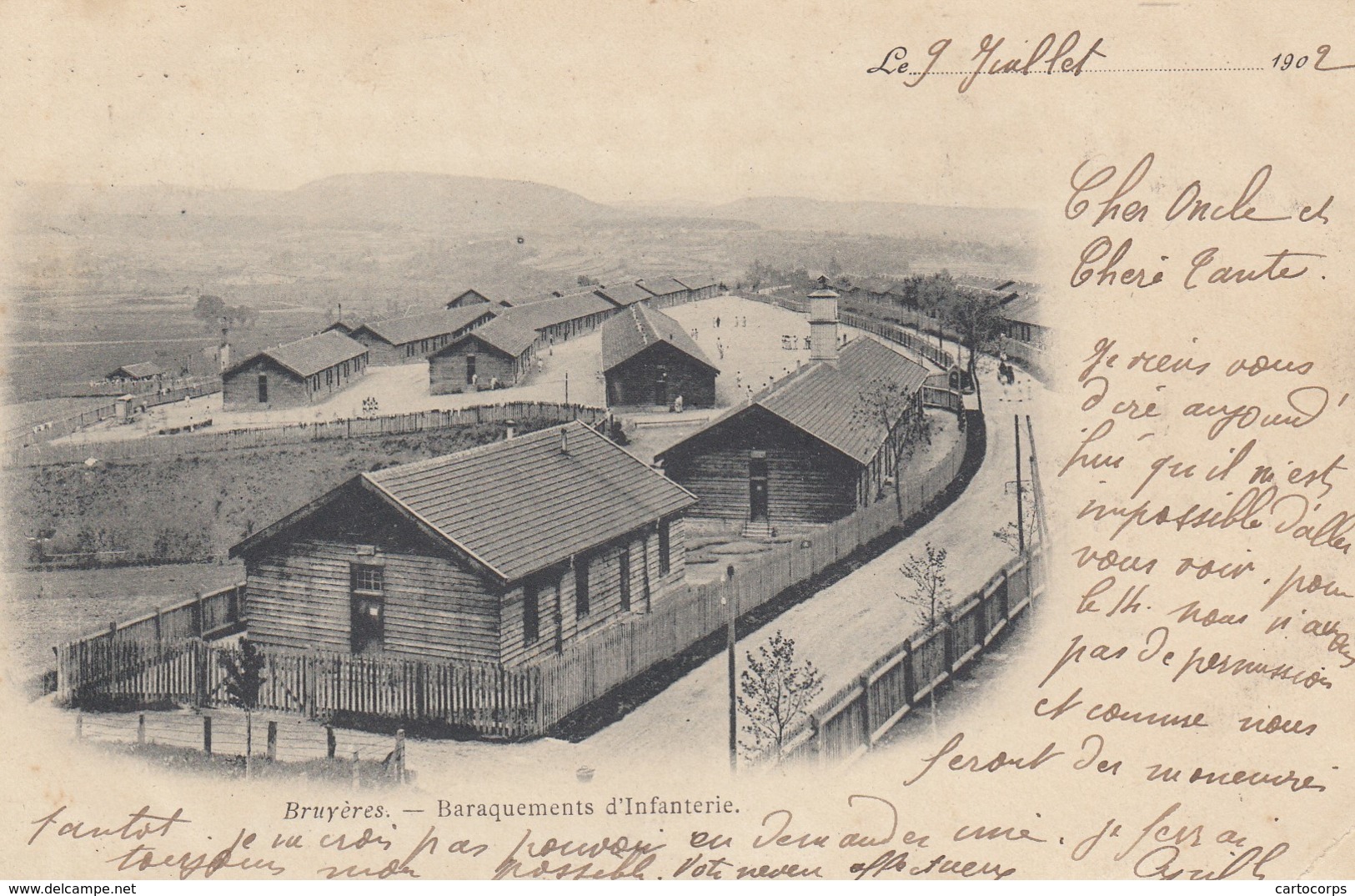 88 - Vosges - Bruyères - Les Baraquements D'Infanterie - Bruyeres