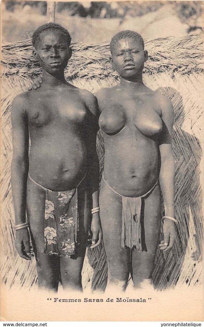 Oubangui Chari - Scenes Et Types V / 18 - Femmes Saras De Moïssala - Nude - Centrafricaine (République)