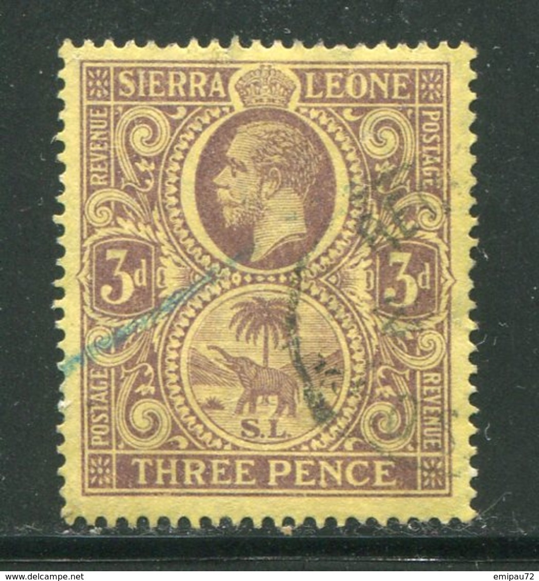 SIERRA LEONE- Y&T N°100- Oblitéré - Sierra Leone (...-1960)