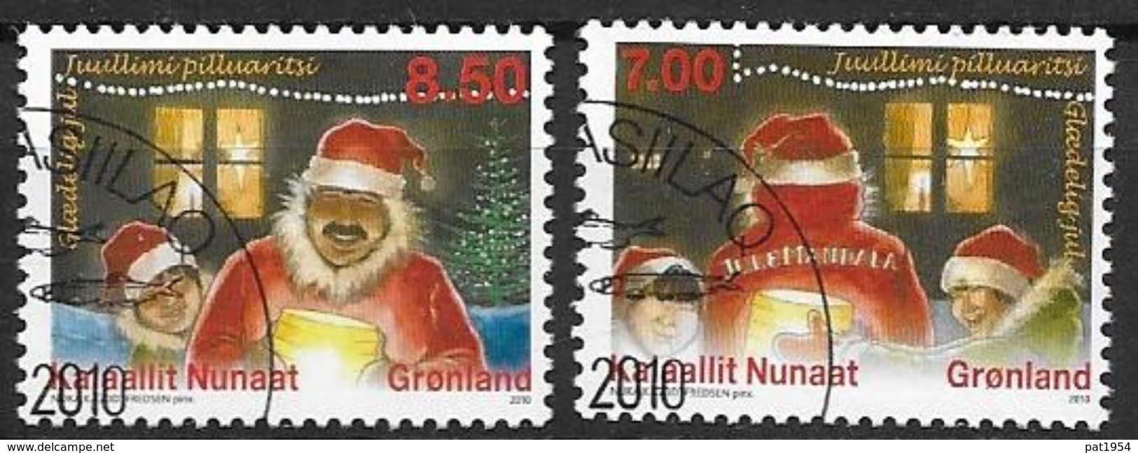 Groënland 2010, N° 550/551 Oblitérés Noël - Used Stamps