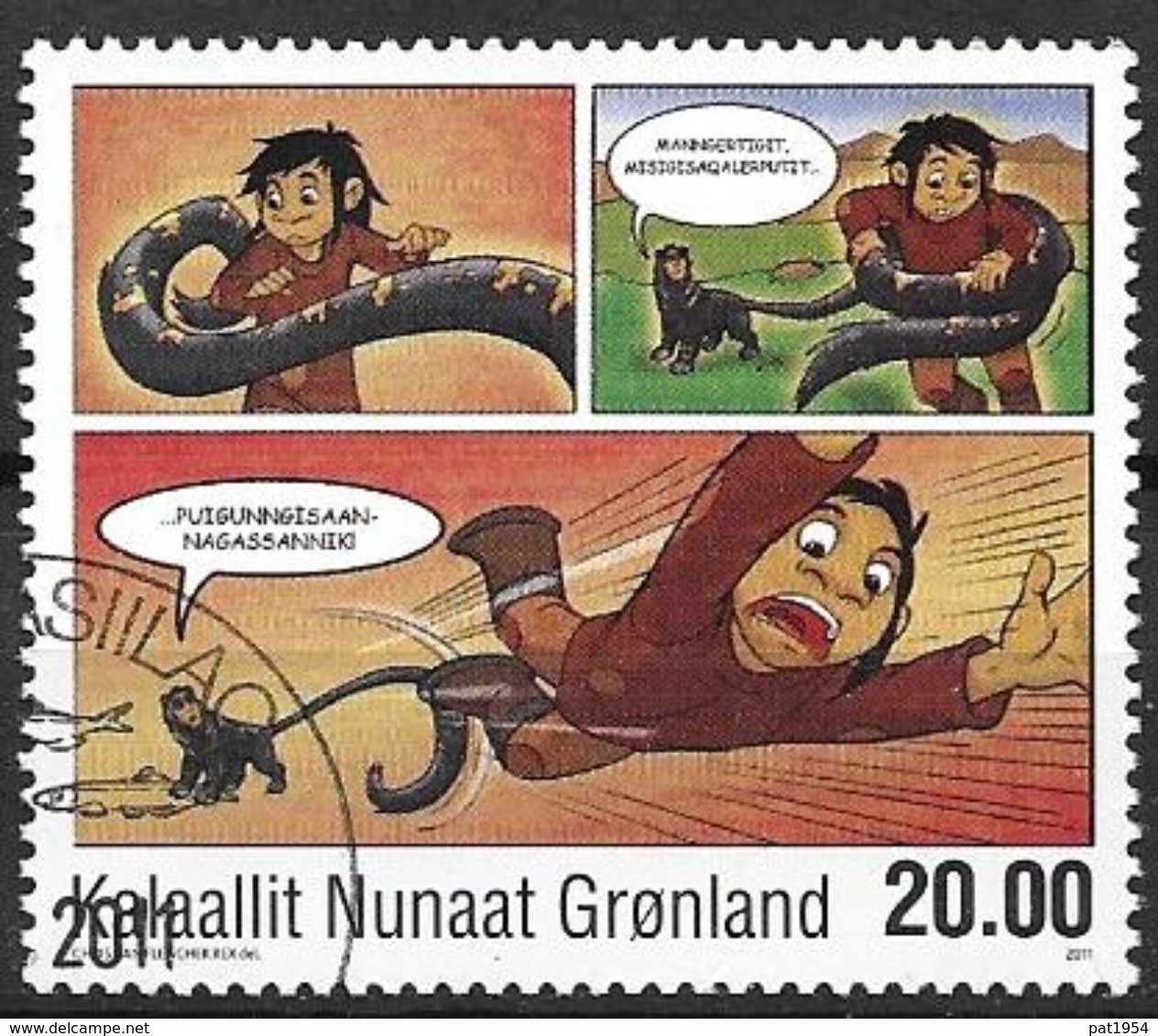 Groënland 2011, N° 568 Oblitéré Bandes Dessinées - Used Stamps