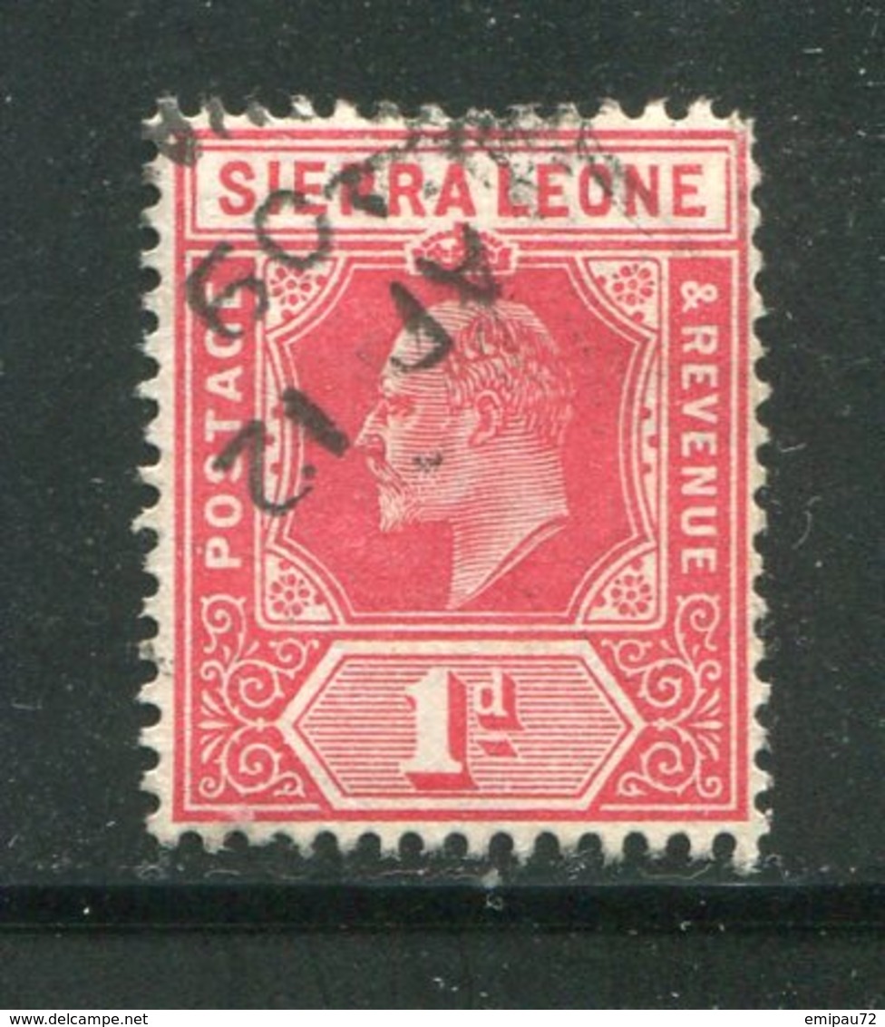 SIERRA LEONE- Y&T N°76- Oblitéré - Sierra Leone (...-1960)