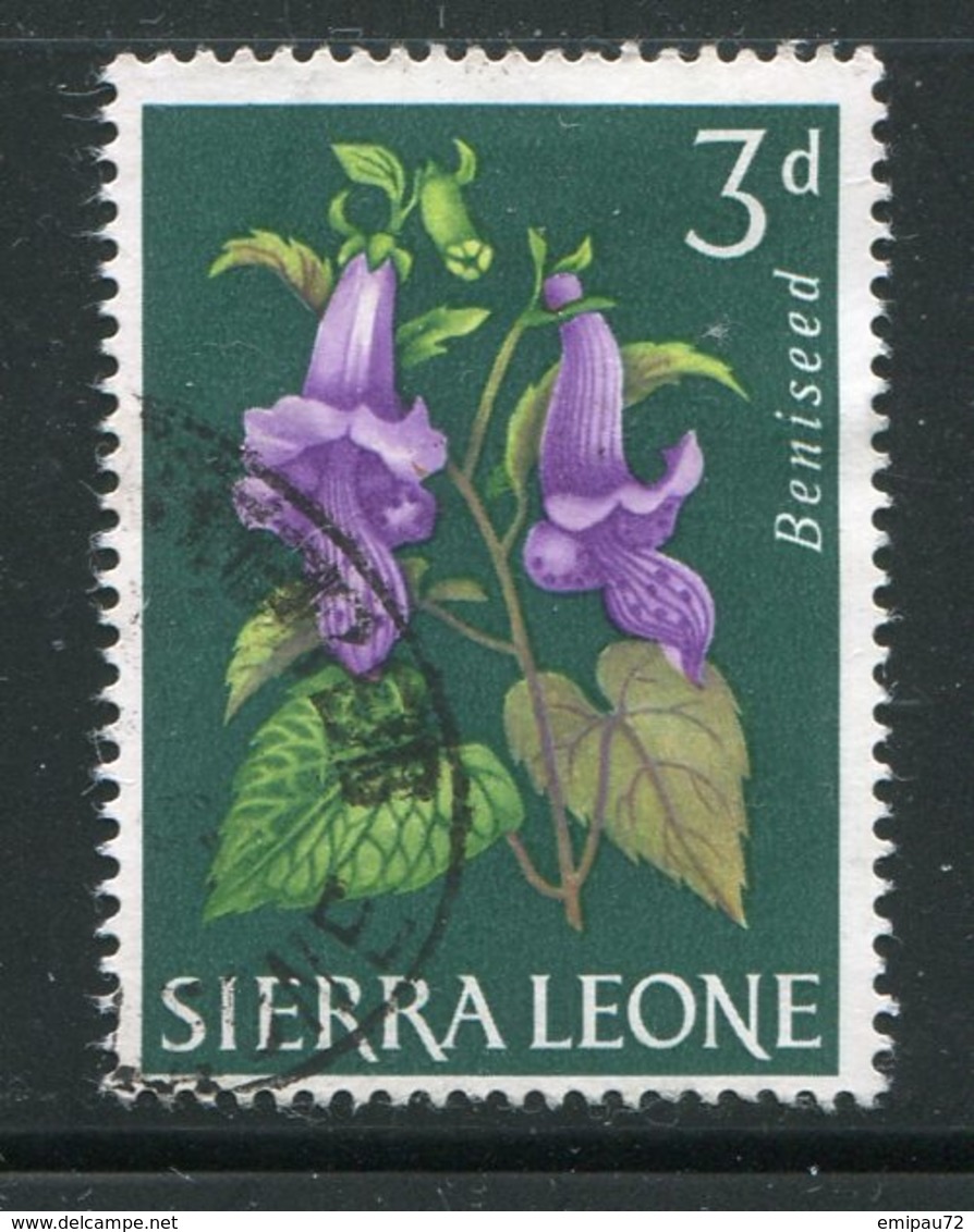 SIERRA LEONE- Timbre De 1963- Oblitéré (fleurs) - Sierra Leone (...-1960)