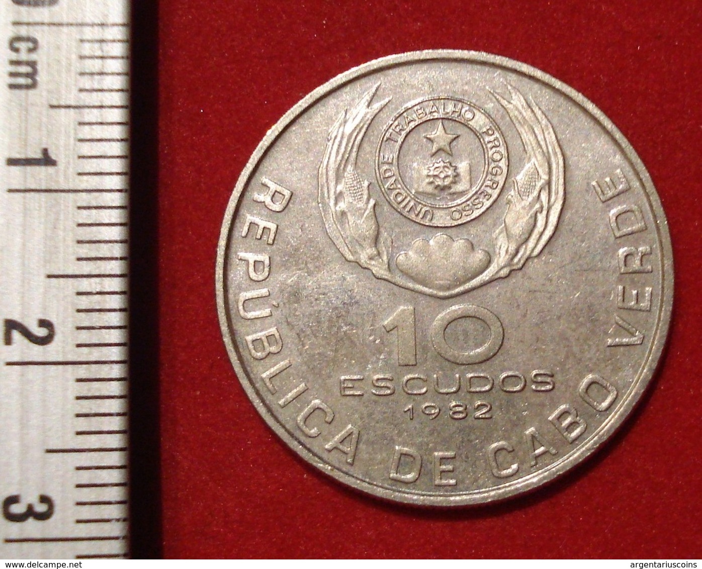 CAP VERT. 10 ESCUDOS 1982 AUNCIRCULATED. CABO VERDE. - Cap Vert