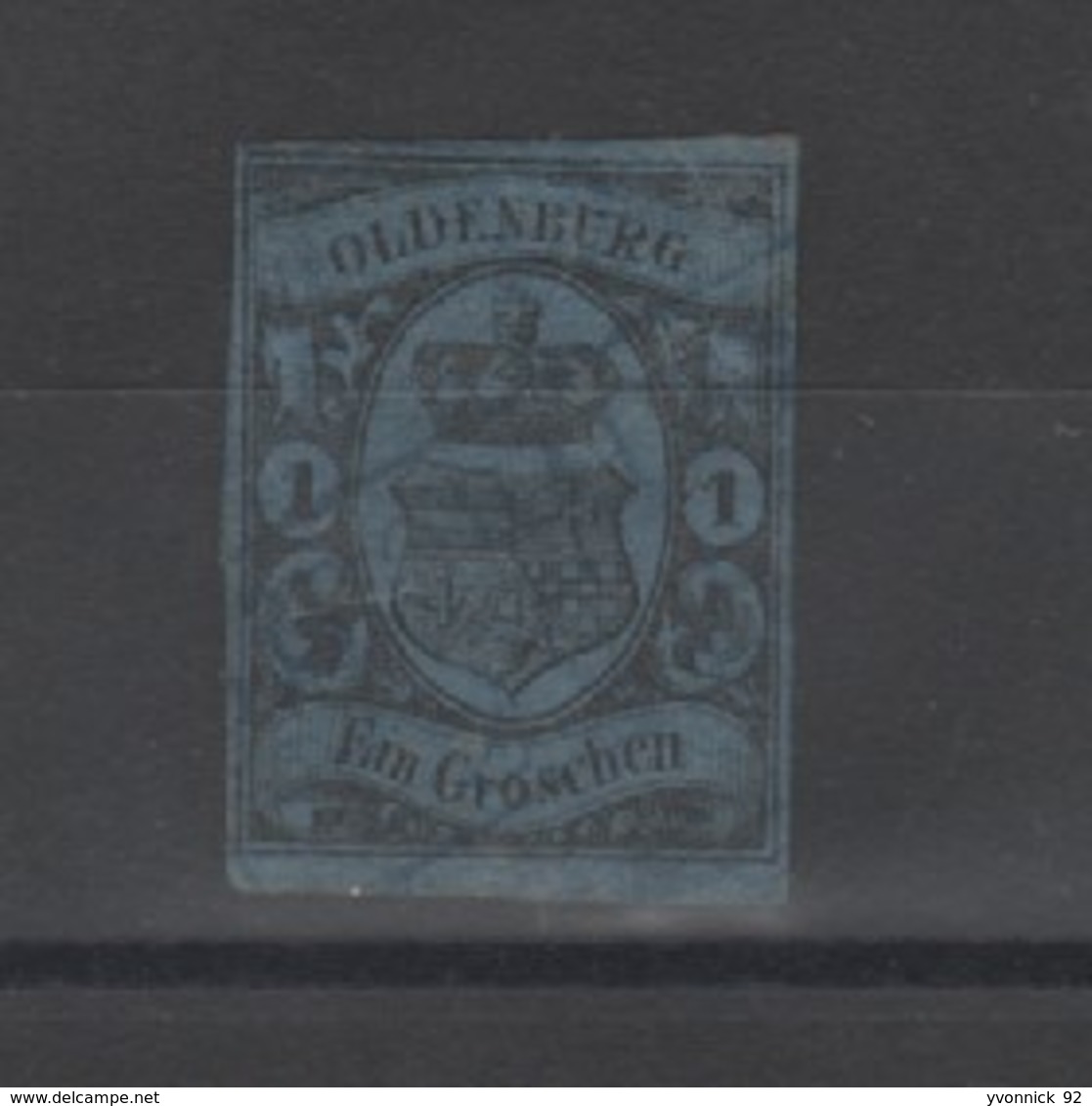 Allemagne_ ( Oldenbourg  - Grand Duché ) N° 6 (1858 ) - Oldenbourg