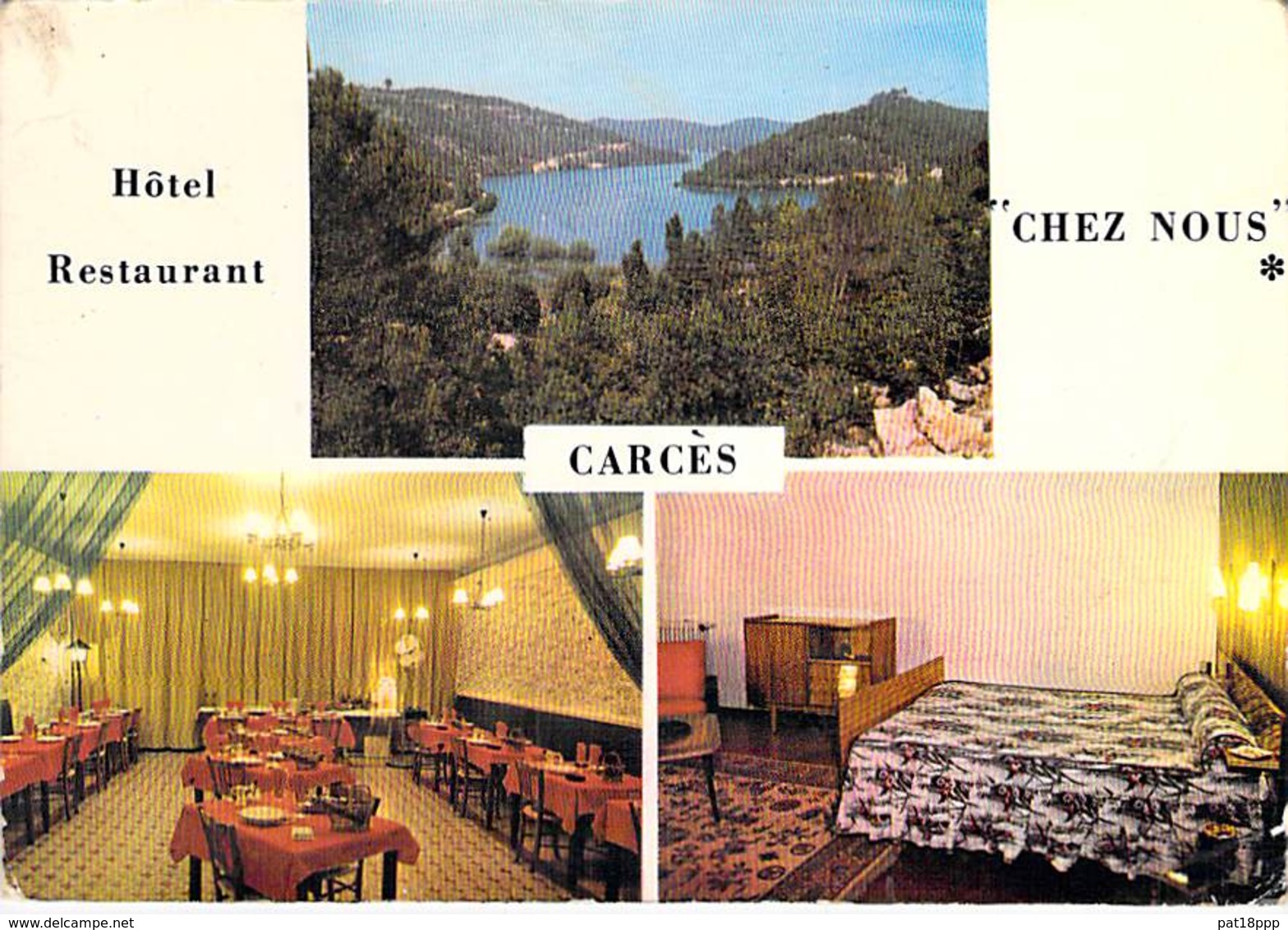 83 - CARCES : Hotel Restaurant " CHEZ NOUS " - CPSM CPM Grand Format - Var - Carces