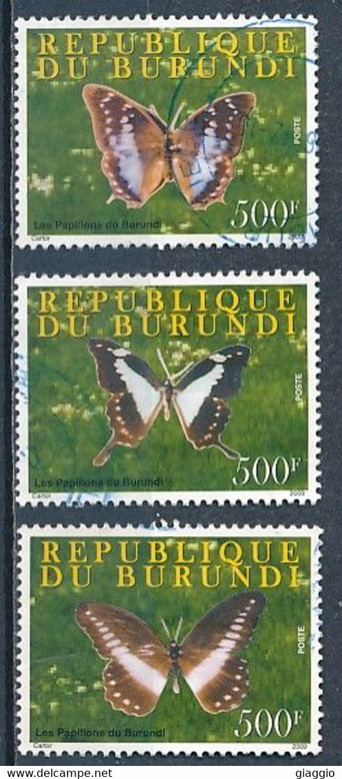 °°° BURUNDI - Y&T N°1133/35/37 - 2009 °°° - Oblitérés