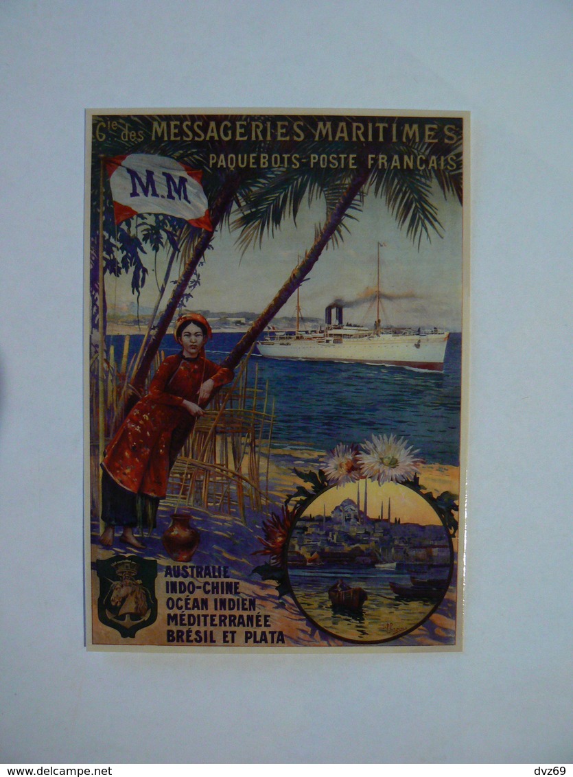 Carte Pré-timbrée 2015, Neuve, Messageries Maritimes Paquebot-poste Français, Monde 20g - Prêts-à-poster:  Autres (1995-...)