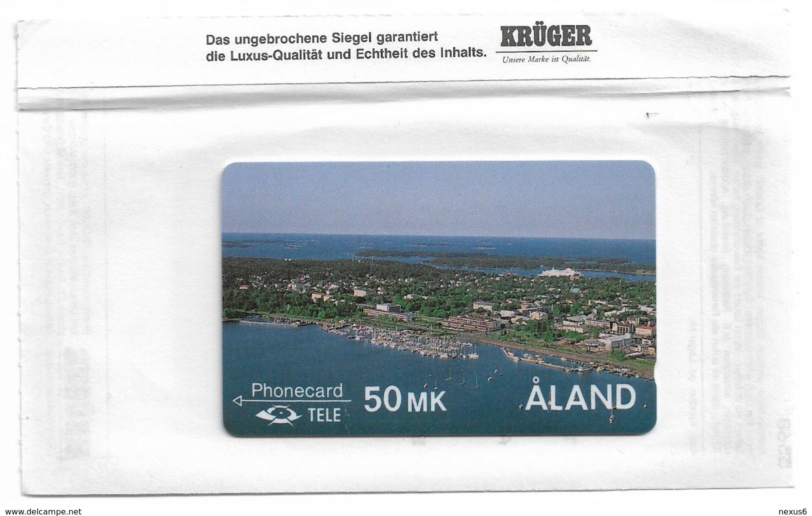 Aland - View Of Mariehamn - 2FIND - 1990, 25.000ex, Mint (Kruger) - Aland