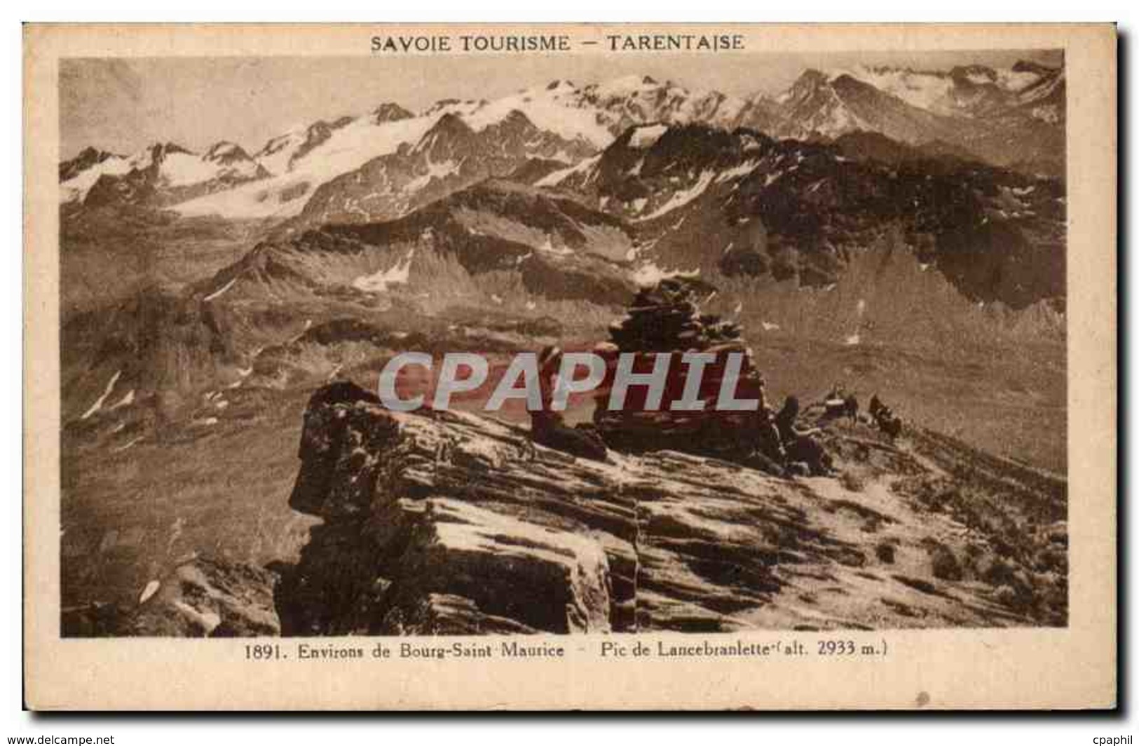 Tarentaise - Environs De Bourg Saint Maurice - Pic De Lancebranlette - CPA - Autres & Non Classés