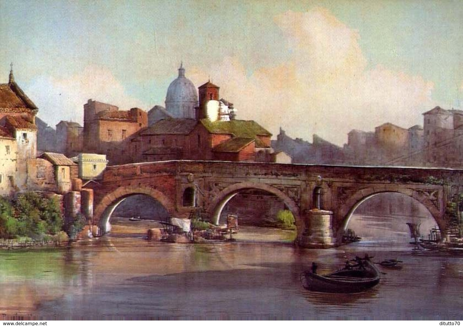 Roma Sparita - Ponte Rotto - Museo Di Roma - Formato Grande Viaggiata - E 9 - Musei