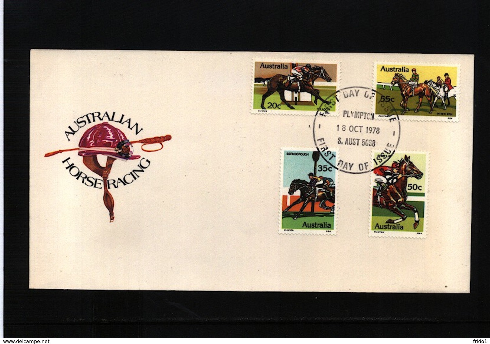 Australia 1978 Horse Racing FDC - Reitsport