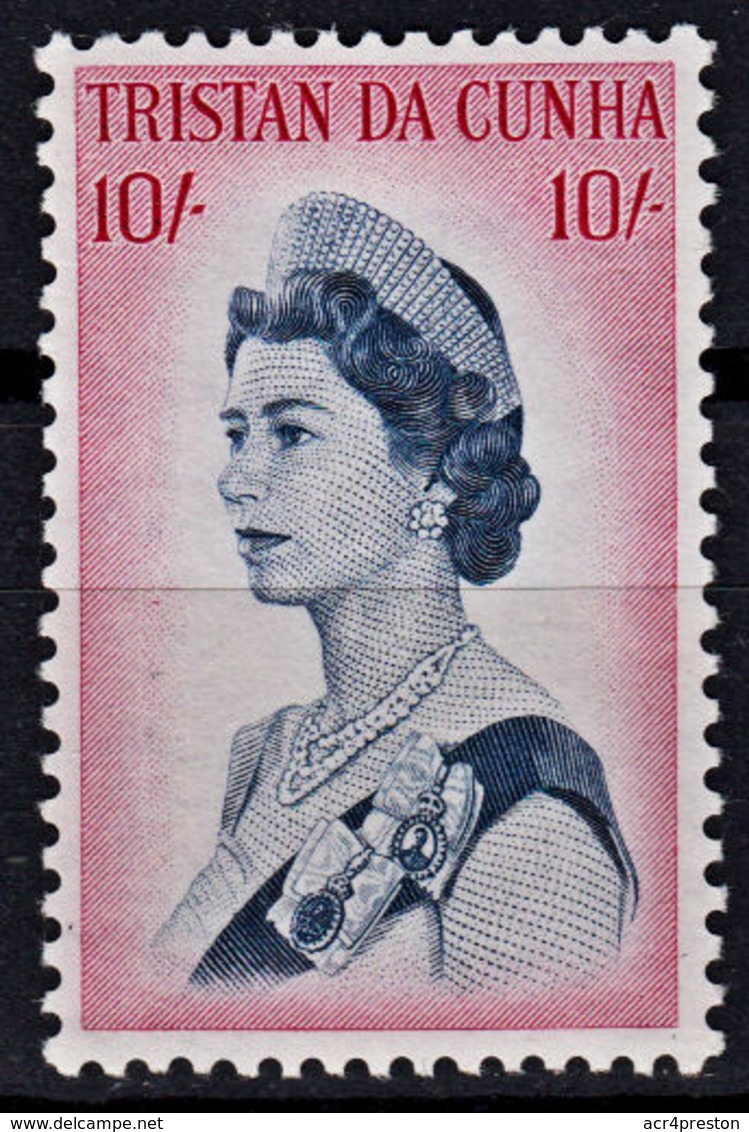 B0255 TRISTAN DA CUNHA 1965, SG 84 Queen Elizabeth II 10s,  MNH - Tristan Da Cunha