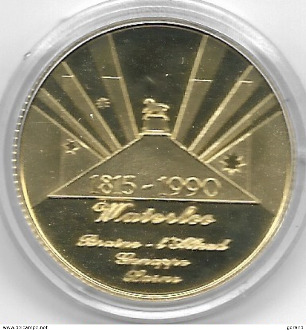 GOUD 175 JAAR WATERLOO 1815 - 1990 - FDEC, BU, BE & Münzkassetten